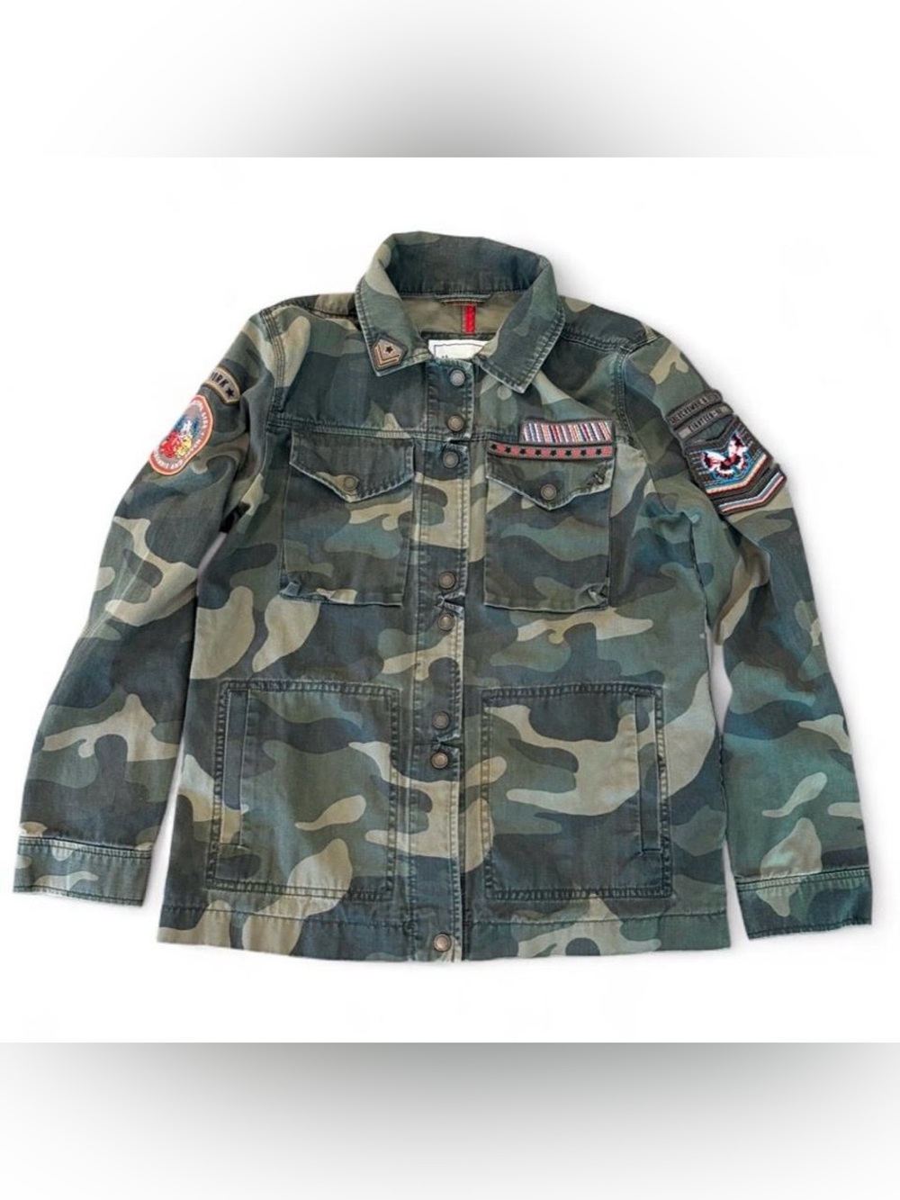 ✨Abercrombie & Fitch Women's Y2K style Trophy Camo Military Utility Jacket! ✨